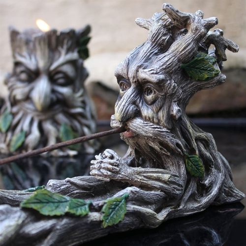 GREEN MAN INCENSE STICK HOLDER