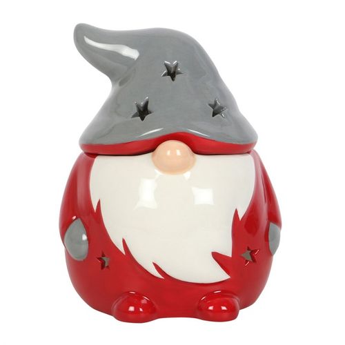 RED AND GREY GONK OIL BURNER