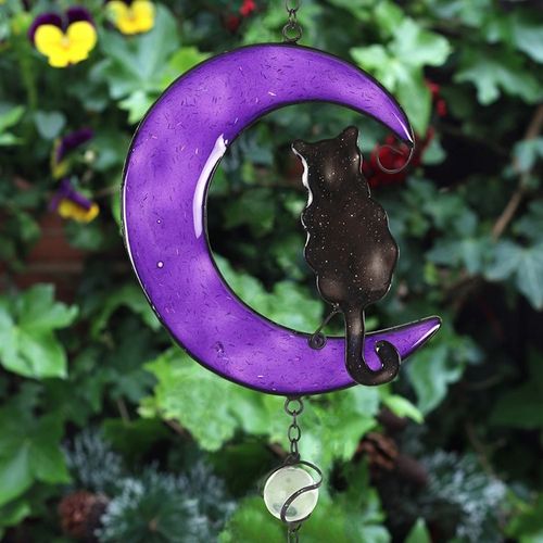 BLACK CAT WINDCHIME