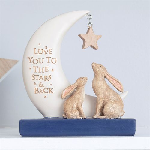 LOVE YOU TO THE STARS AND BACK RESIN DECORATIVE SIGN