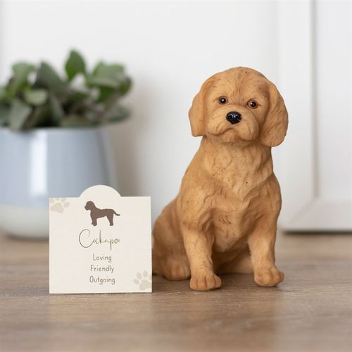 COCKAPOO RESIN DOG ORNAMENT