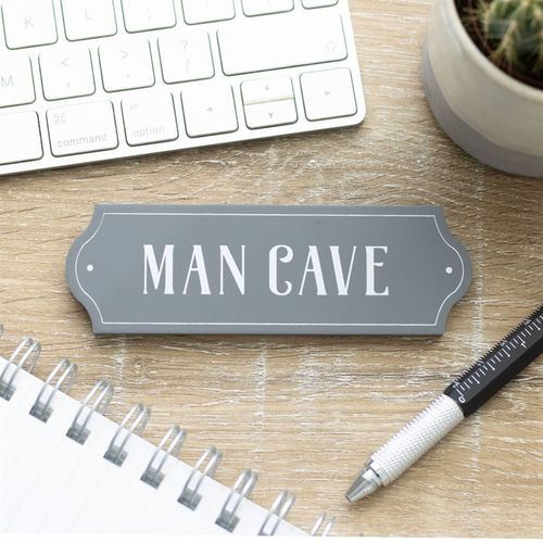 MAN CAVE WALL PLAQUE