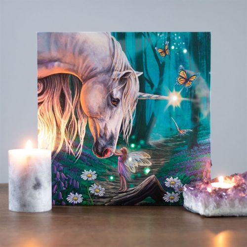 FAIRY WHISPERS LIGHT UP CANVAS PLAQUE BY LISA PARKER - LAST CHANCE