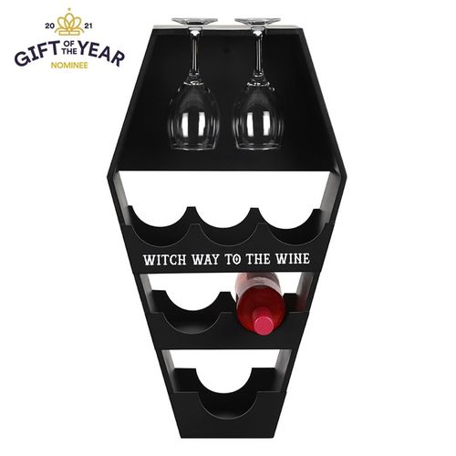 COFFIN WINE SHELF