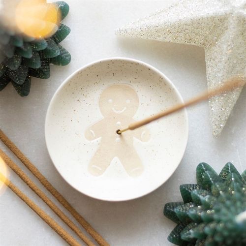 GINGERBREAD MAN INCENSE HOLDER