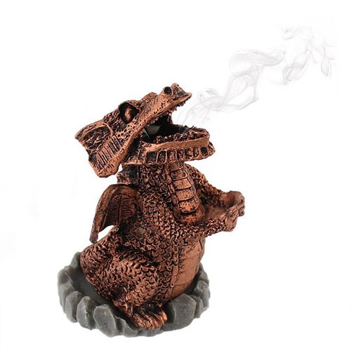 SILVER DRAGON INCENSE CONE HOLDER