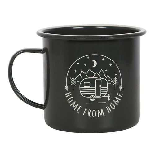 HOME FROM HOME ENAMEL CAMPING MUG