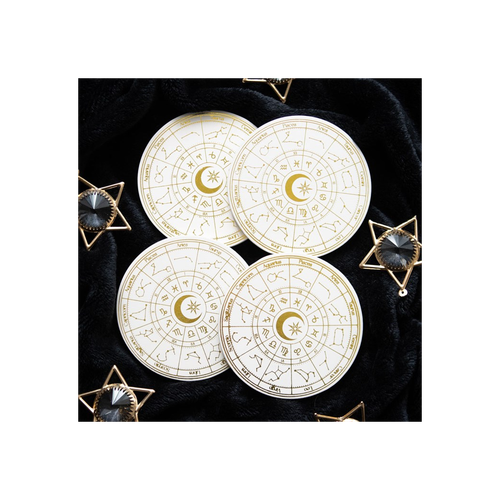 ASTROLOGY WHEEL COASTER SET