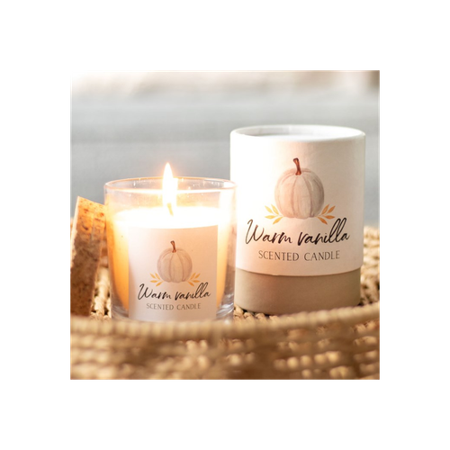 WARM VANILLA AUTUMN CANDLE