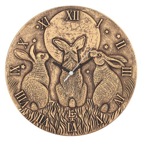 TERRACOTTA MOON SHADOWS CLOCK BY LISA PARKER