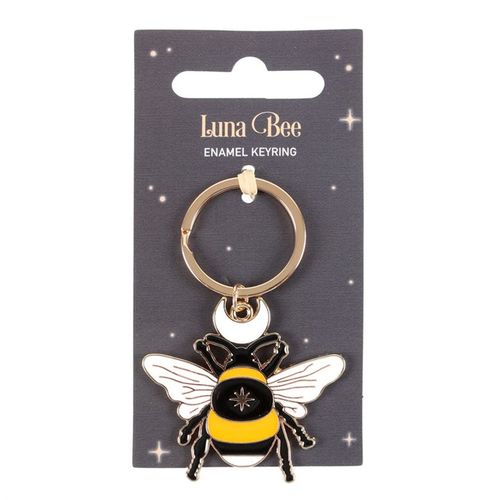 FOREST BEE ENAMEL KEYRING