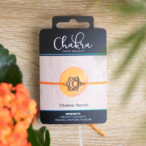 SACRAL CHAKRA CHARM BRACELET