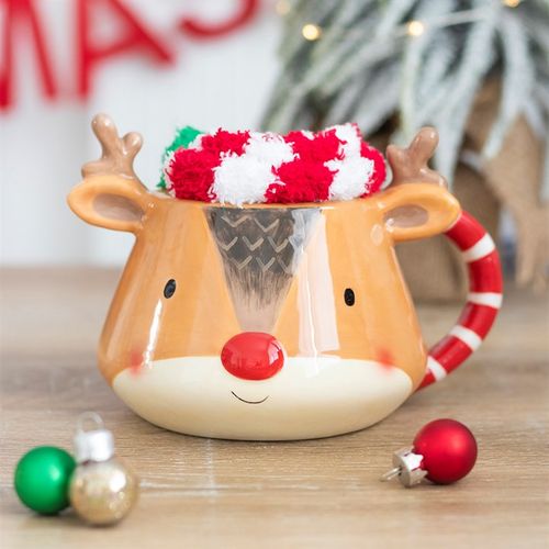 REINDEER MUG AND SOCKS SET