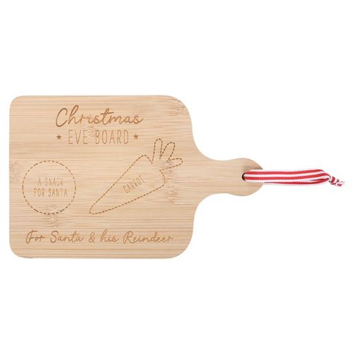 WOODEN CHRISTMAS EVE SERVING BOARD