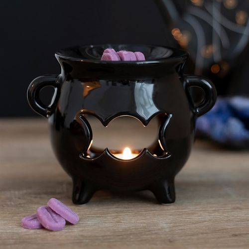 TRIPLE MOON CAULDRON OIL BURNER