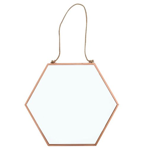 LARGE GEOMETRIC MIRROR