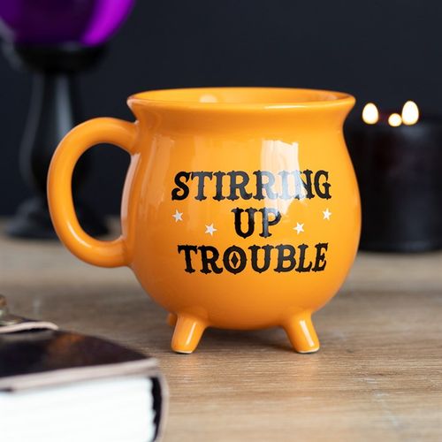STIRRING UP TROUBLE CAULDRON MUG - LAST CHANCE