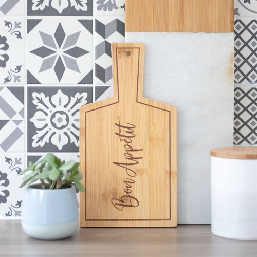 BON APPÉTIT BAMBOO SERVING BOARD