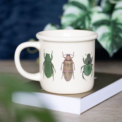 OFF WHITE BEETLE MUG - LAST CHANCE