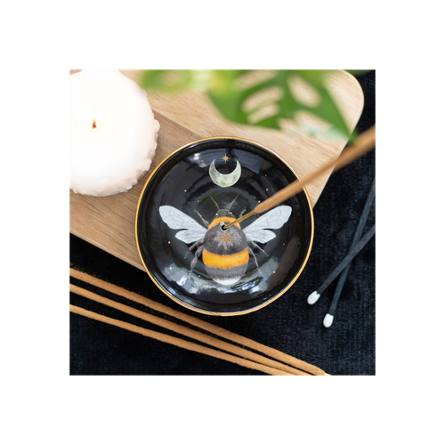 FOREST BEE CERAMIC INCENSE PLATE