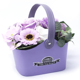 Basket Soap Flower Bouquet