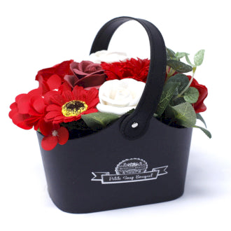 Basket Soap Flower Bouquet