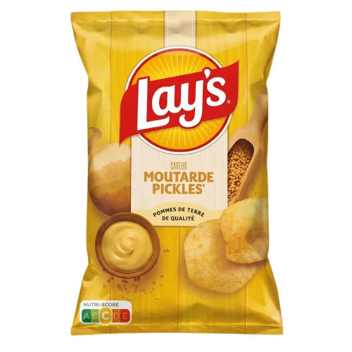 Lays Mustard & Pickle Crisps 135g