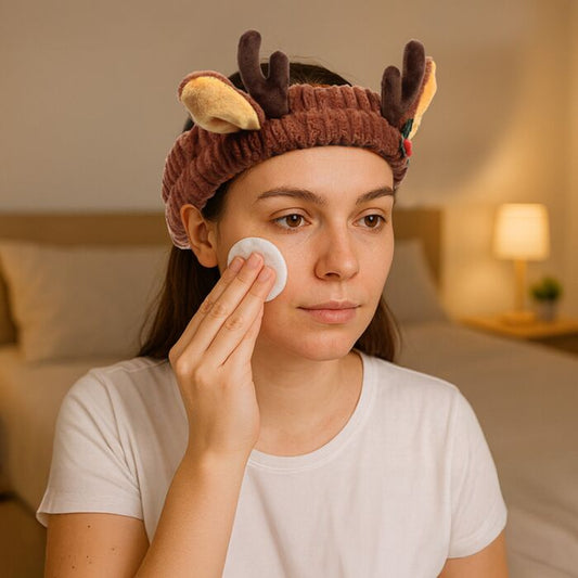 Plush Beauty Headband - Christmas Jingle Bunch Reindeer
