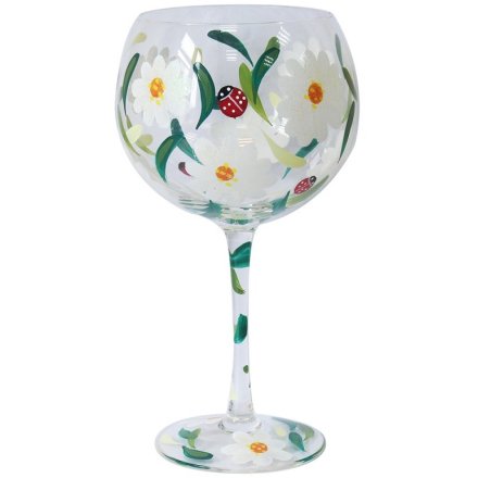 Blueberries Balloon Gin Glass, 21cm