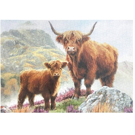 Highland Cow Jigsaw Puzzle 1000pc