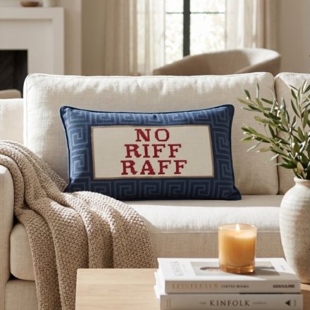 No Riff Raff Cushion, 50cm