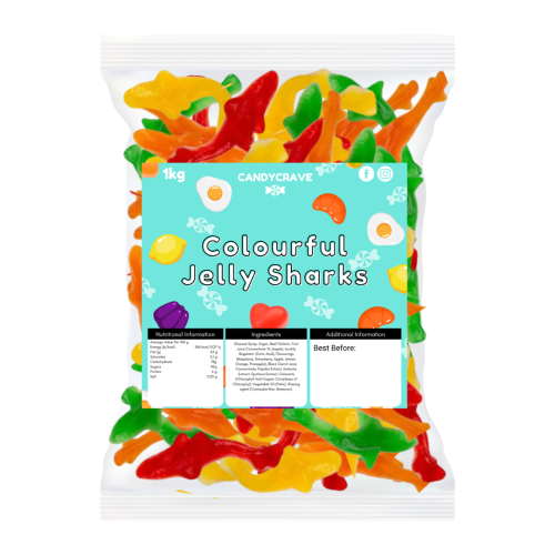 Colourful Sharks 1kg