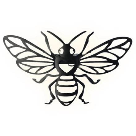 Bee Solar Wall Art, 35cm