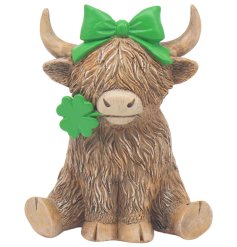 Cow Lucky Girl Highland Cow, 12cm