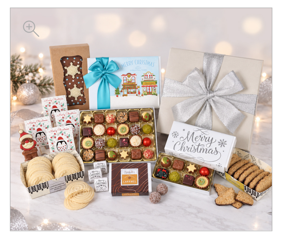 Large Luxury Christmas Chocolate Hamper – Filled with Festive Chocolates & Treats