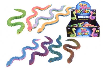 3D Fidgelets Snakes 30cm
