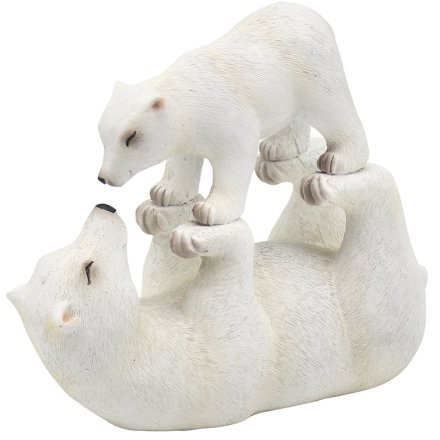 Polar Bear With Baby