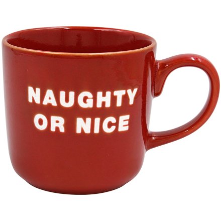 Naughty Or Nice Mug, 14cm