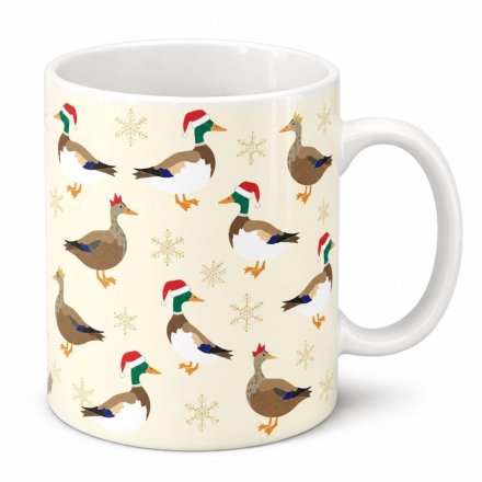Christmas Duck Mug, 9.5cm