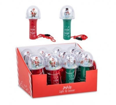 Christmas Dome Light Up Spinner
