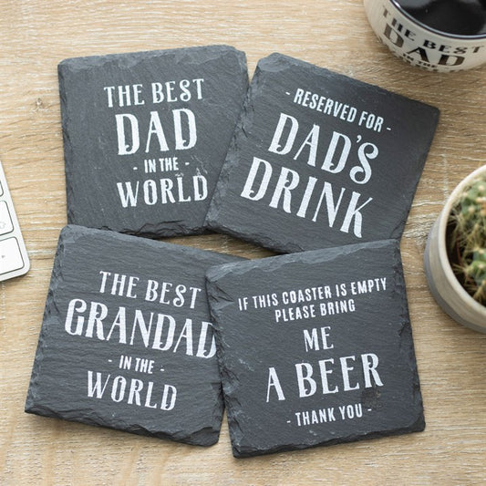 Slate Coaster for Him
