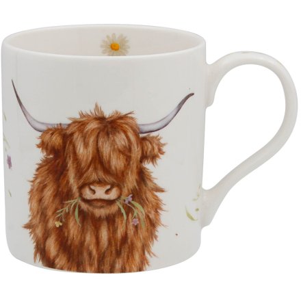 Highland Cow Mug, 13cm