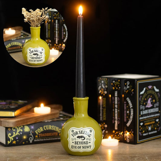 Eye of Newt Potion Bottle Vase and Candle Holder