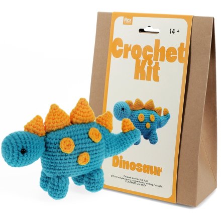 Crochet kit - Dinosaur, 16cm