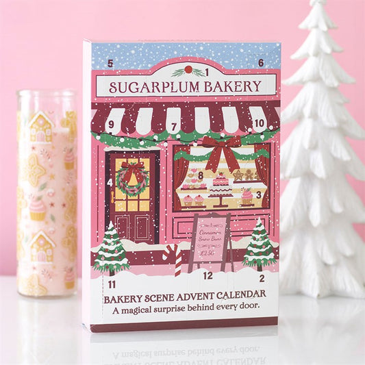 12-Day Sugarplum Bakery Scene Advent Calendar