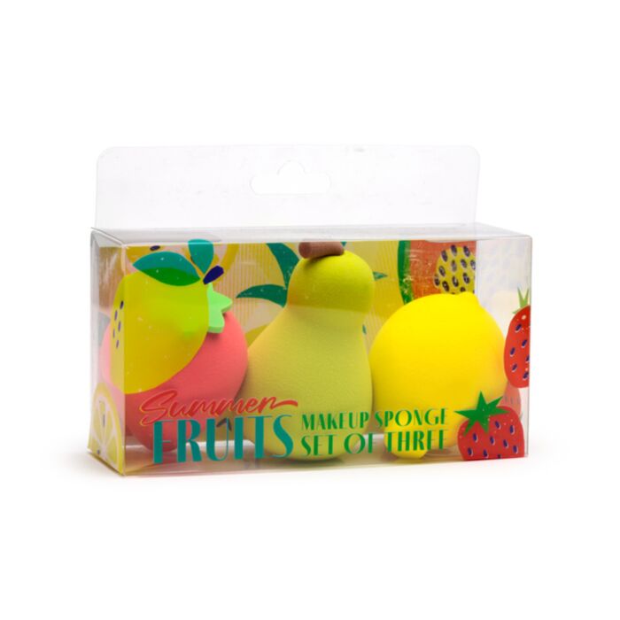 Summer Fruits Makeup Sponges Set of 3