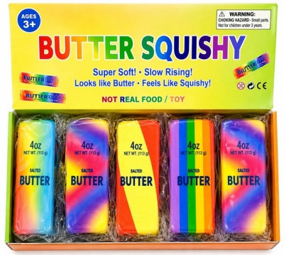 13cm Rainbow Squishy Butter