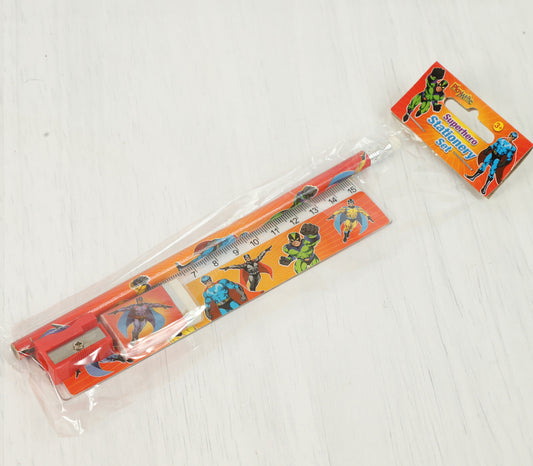 Superhero Stationary Gift Set - Perfect with out Marvel Pencil Case