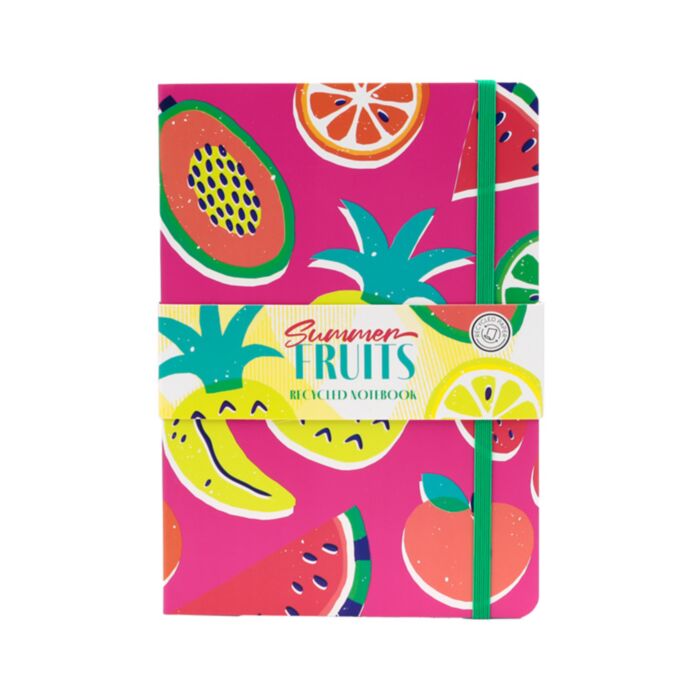Summer Fruits Recycled Paper Notebook