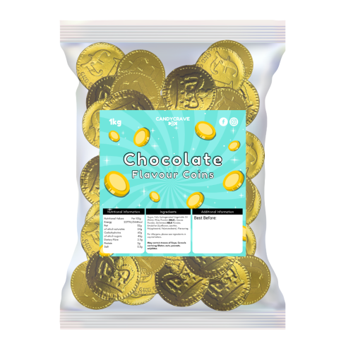 Chocolate Flavour Coins 1kg